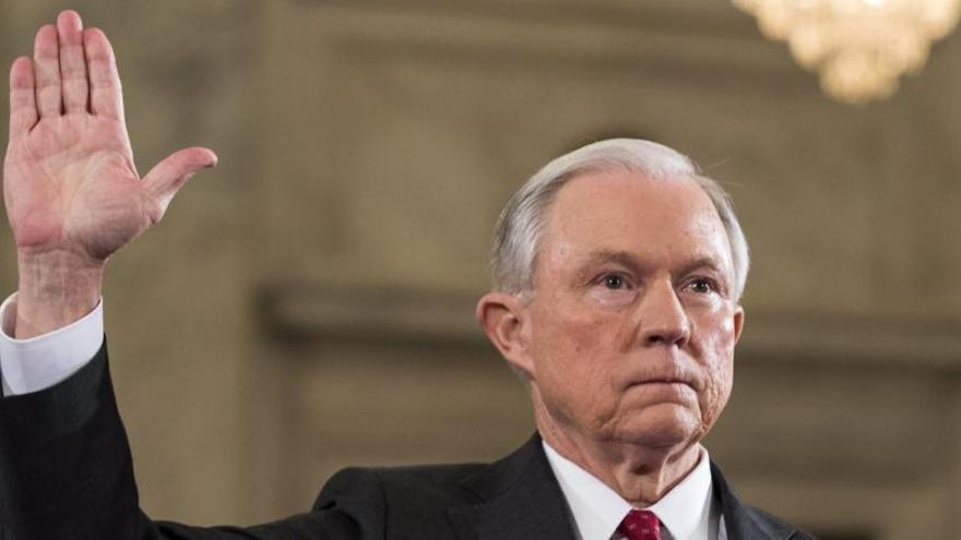 Jeff Sessions, en Washington este martes.