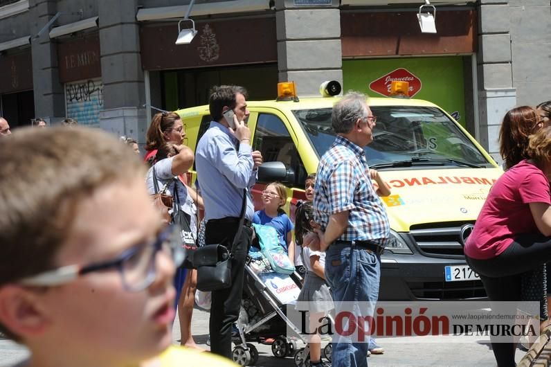 Cae parte del ficus de Santo Domingo en Murcia