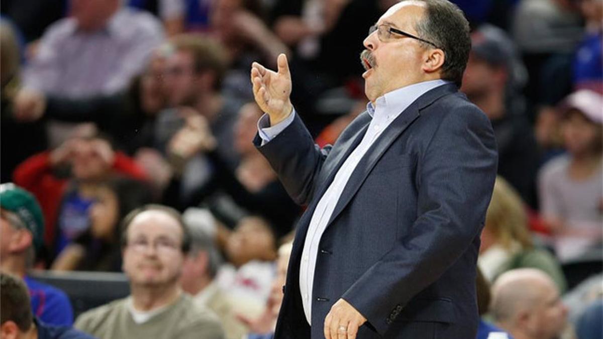 Stan Van Gundy, entrenador de los Pistons