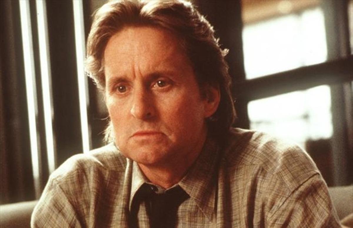 L’actor Michael Douglas, en una escena de la pel·lícula ’Assetjament’, de Barry Levinson. L’actor Michael Douglas, en una escena de la pel·lícula ’Assetjament’, de Barry Levinson.