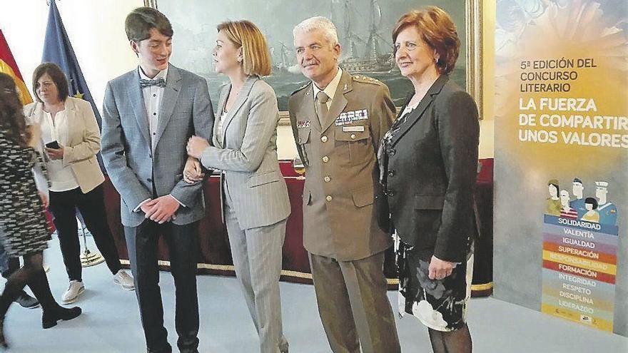 Mario de la Fuente, del Corazón de María, premio a su &quot;Carta a un militar español&quot;