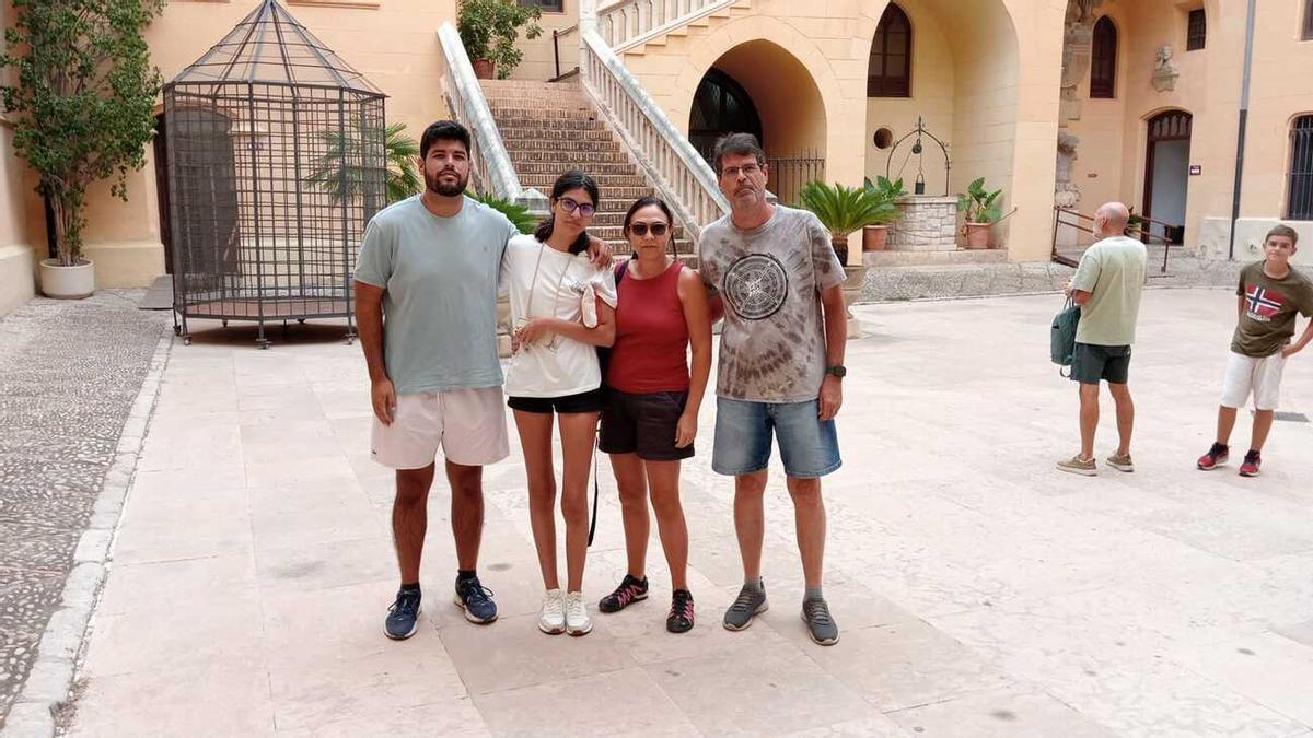 Una familia de Córdoba en el Palau Ducal de Gandia