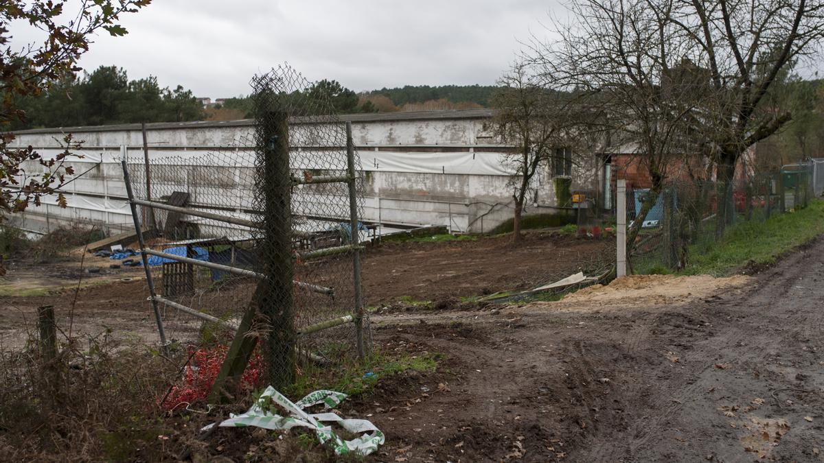 La granja de Maside donde presuntamente se cometió el crimen.