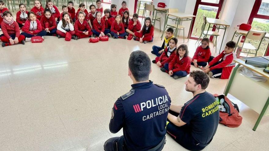 ‘Educación vial en el aula’ hace parada en el colegio de la vaguada