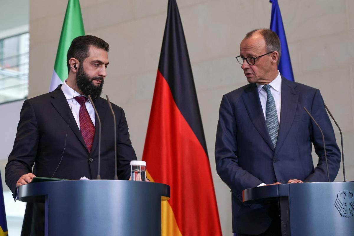 Merz i Al-Sharaa pacten el retorn del 80% dels refugiats sirians d’Alemanya