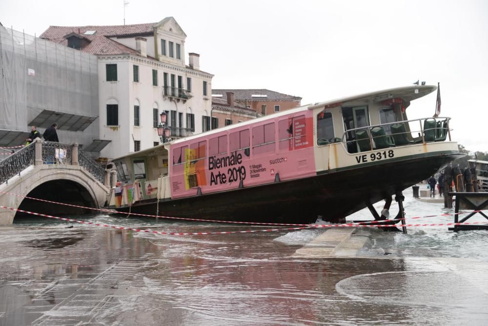 Graves inundaciones en Venecia