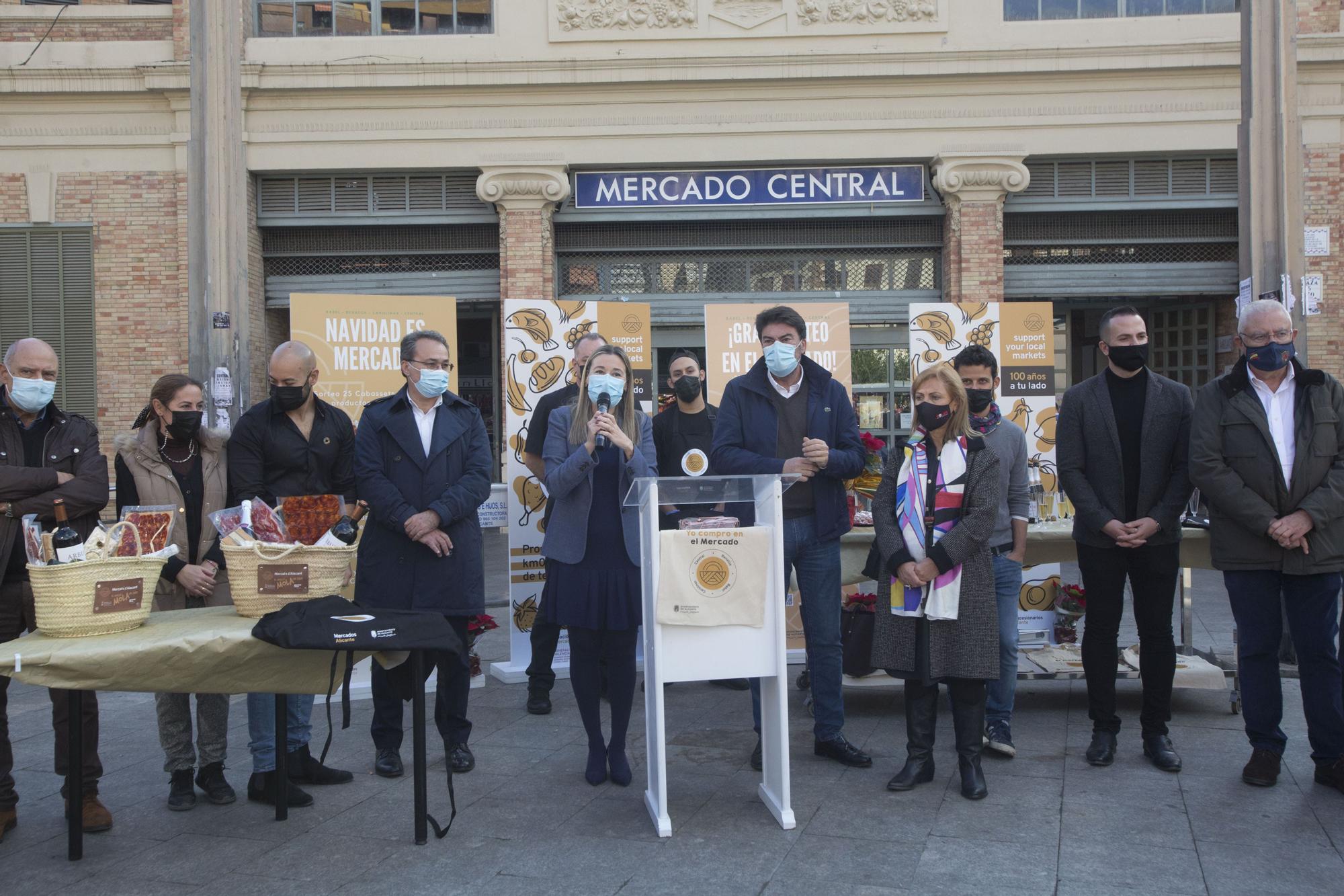 Brindis de Navidad de los mercados municipales