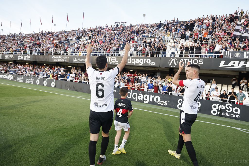 Las imágenes de la victoria del FC Cartagena que asegura su permanencia