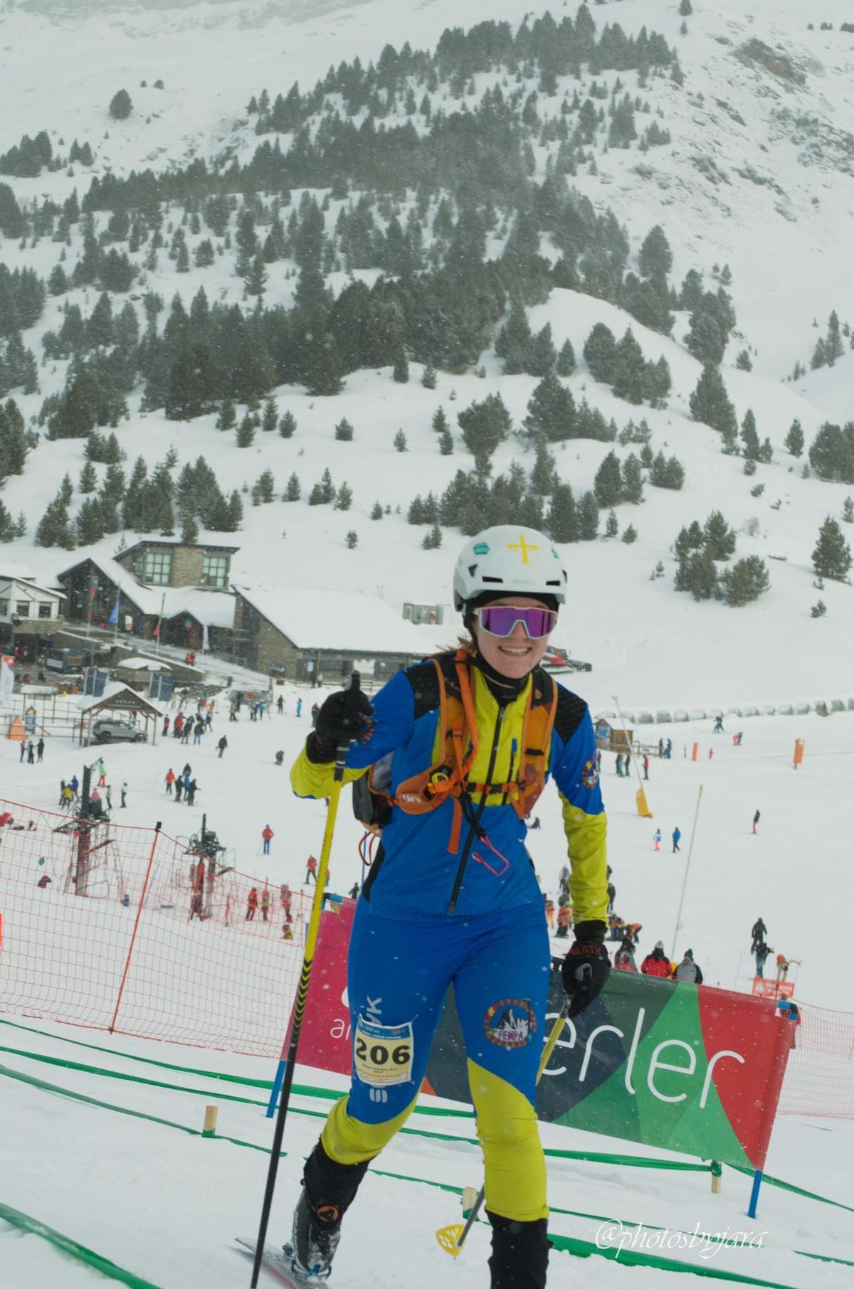 Noa Obaya, en una competición.