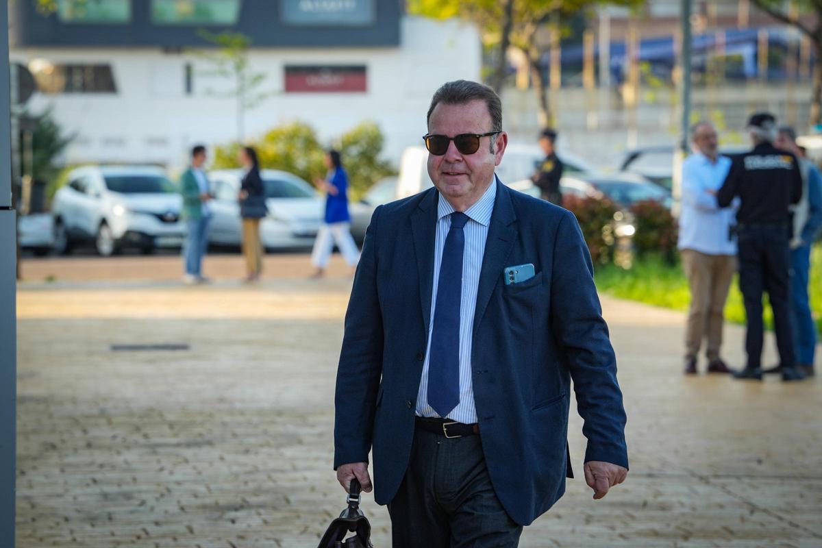 David Sánchez declara en los juzgados de Badajoz