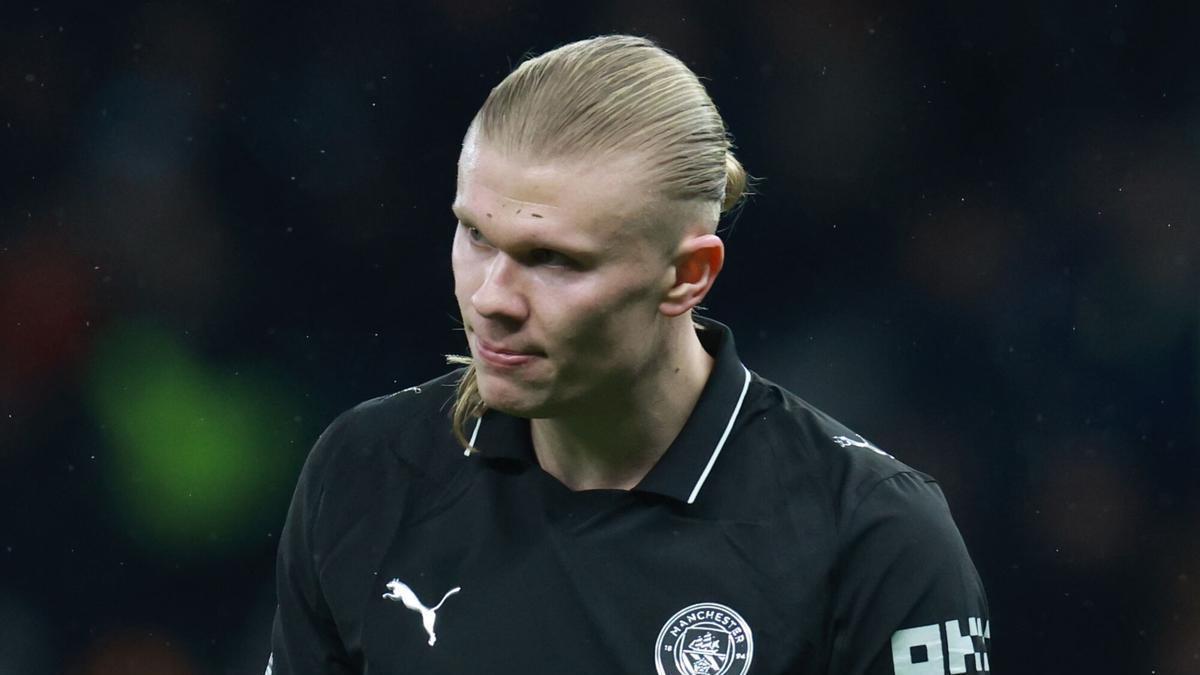 Guardiola, sobre la sustitución de Haaland en el descanso: "Tenía algunas molestias, no se sentía cómodo"