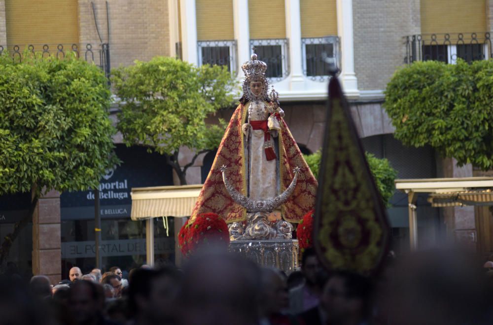 La Virgen de la Fuensanta regresa al Santuario