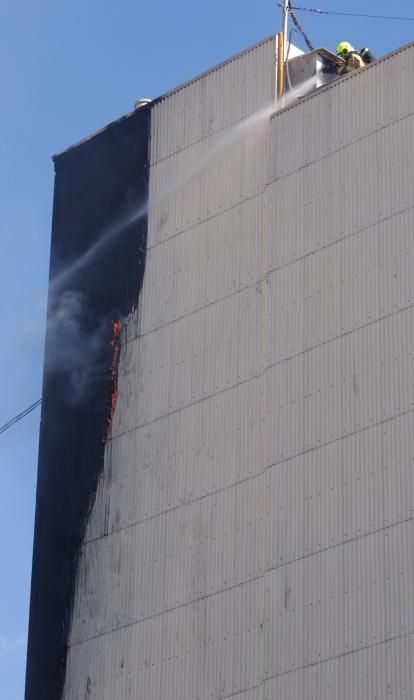 Incendio en el centro de Valencia