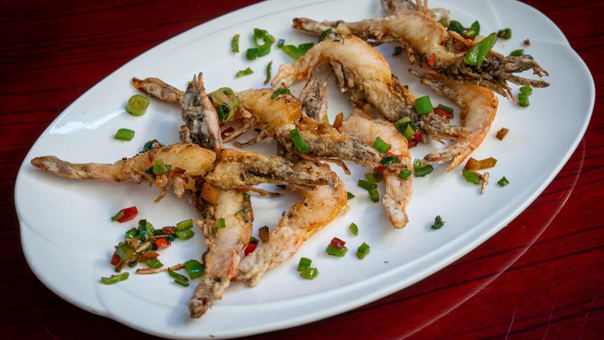 Los langostinos con pimienta y sal de Memorias de China.