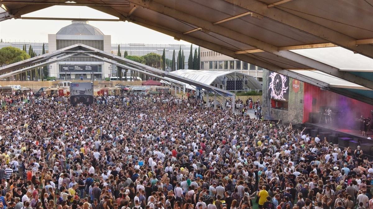 Ambiente y público en la segunda jornada del Festival Sonar 2019