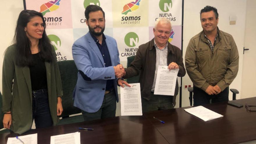 Borja Rubio lidera la candidatura al Parlamento de Somos Lanzarote y NC