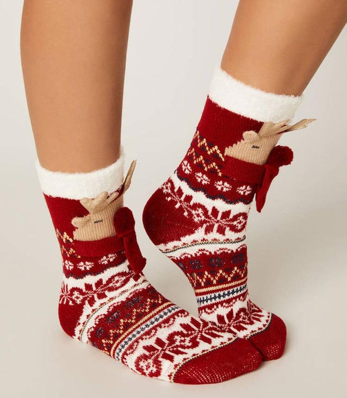 Calcetines navideños. (Precio: 7,99 euros)