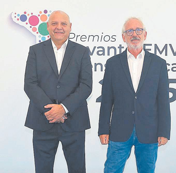 Mariano Clemente, director de Feria Valencia; y Juan Zumalde, director de Comunicación de Feria Valencia.