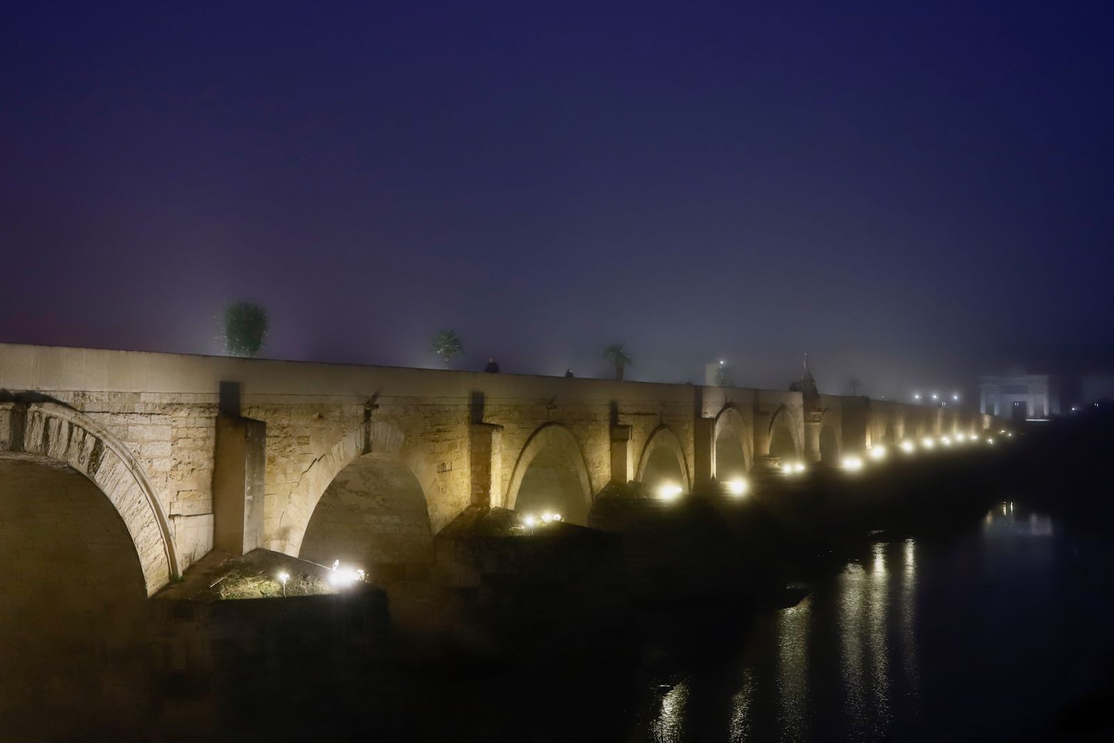 Córdoba amanece bajo una intensa niebla