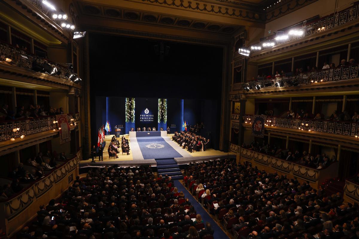 entrega de los premios Princesa de Asturias