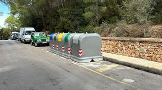 Los nuevos contenedores de Sant Joan quitan unas 15 plazas de aparcamiento