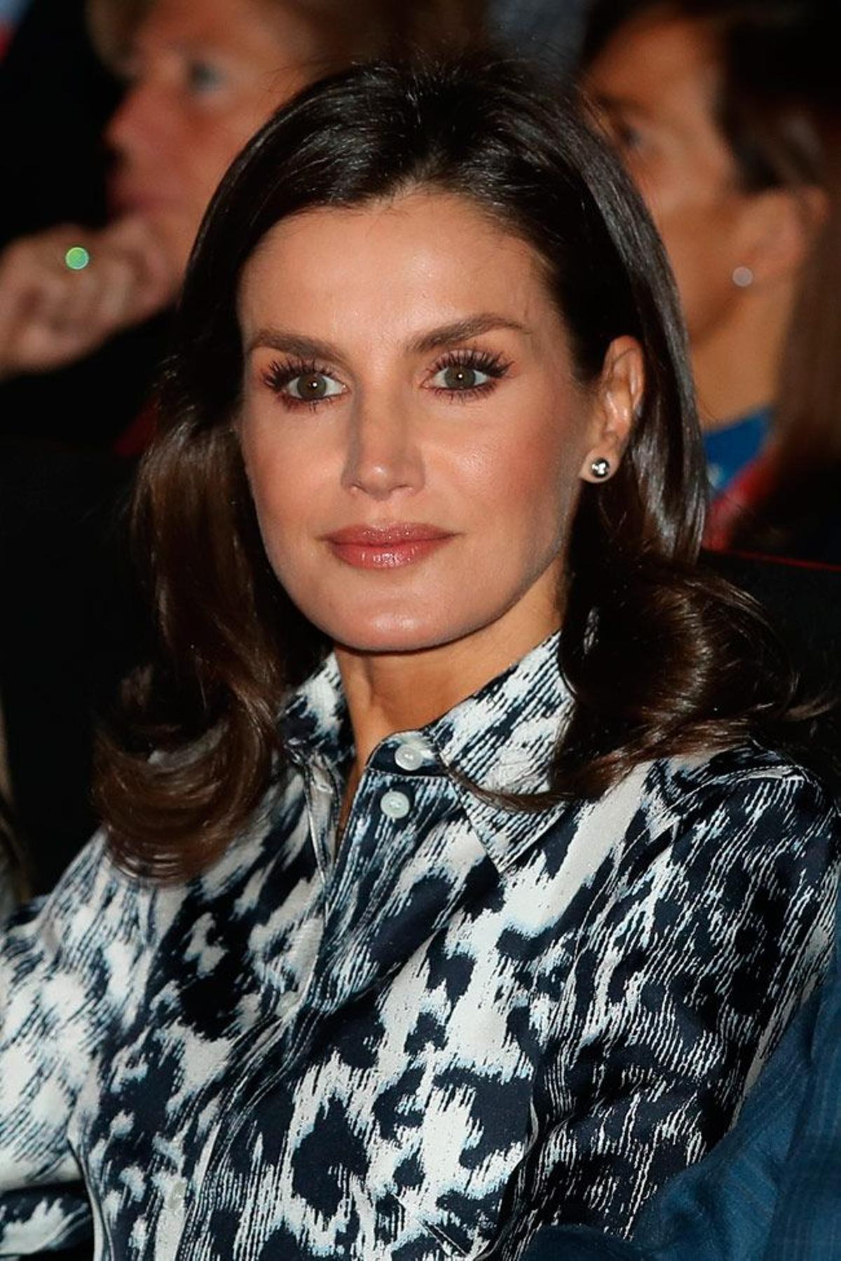 El maquillaje de la reina Letizia en los actos de celebración del décimo aniversario de la Fundación Princesa de Girona