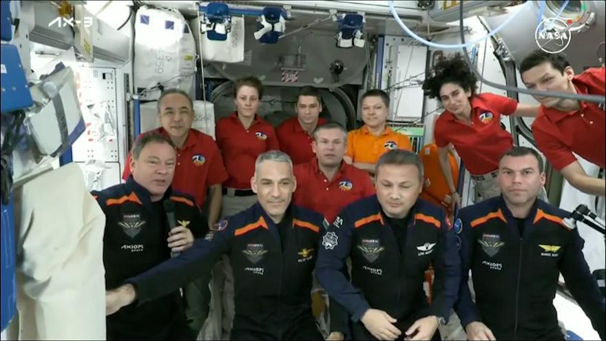 Llega a la Estación Espacial Internacional la primera misión comercial totalmente europea