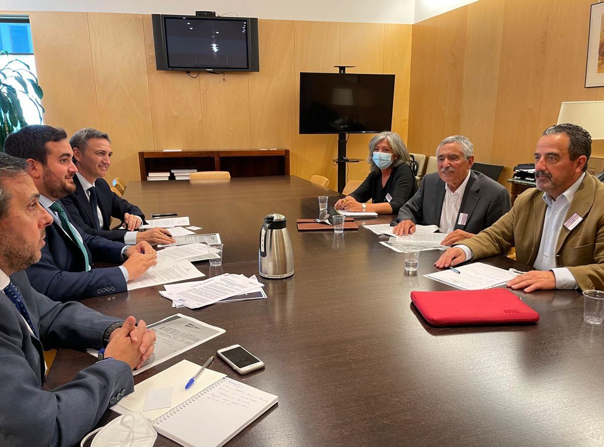 Reunión en el Congreso de los Diputados