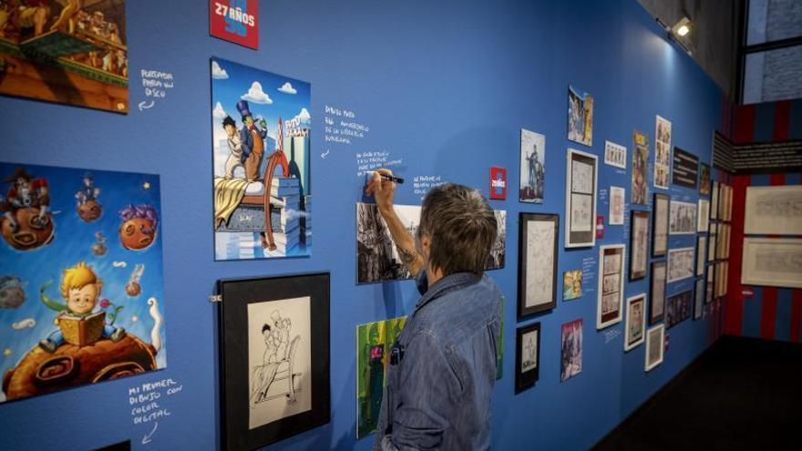 Paco Roca, dibujante, sobre su exposición en Zaragoza: "A mí me daba mucha vergüenza exponer estos dibujos que yo creo que son muy flojos"