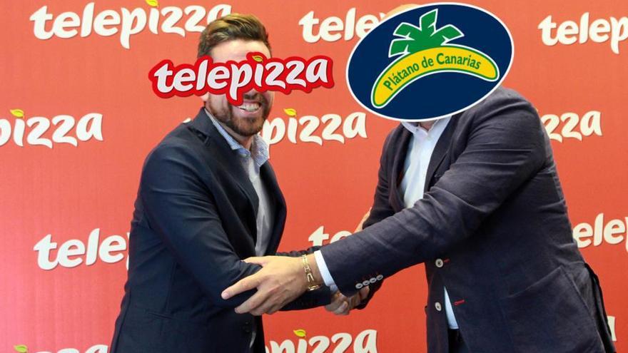 Plátano de Canarias y Telepizza, ¿Una buena combinación?