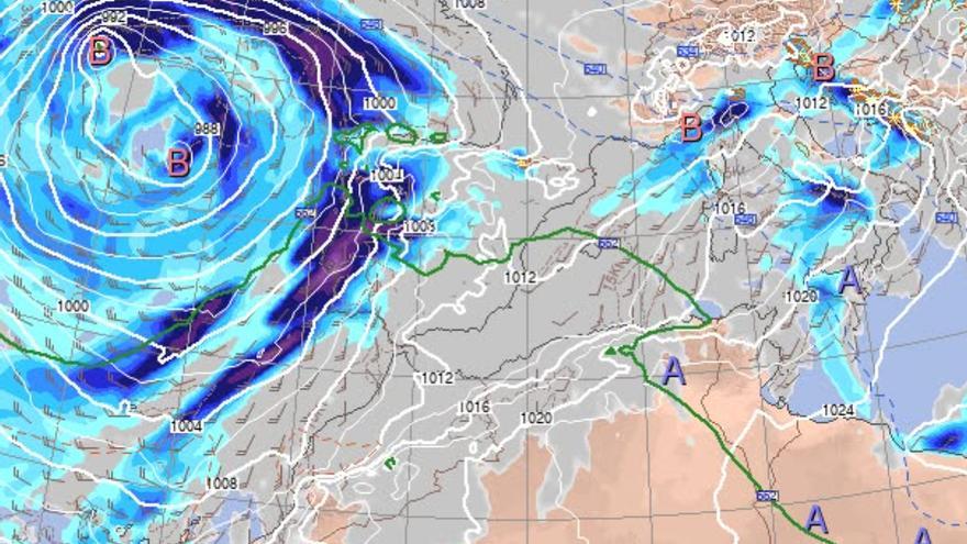 Alerta por vientos y lluvias en Canarias para comenzar 2026: la borrasca Francis traerá varios días de inestabilidad
