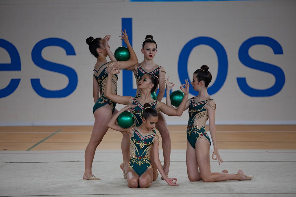 Campeonato regional de gimnasia rítmica en Los Alcázares