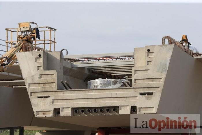 El nuevo puente en Lorca, a punto de terminar