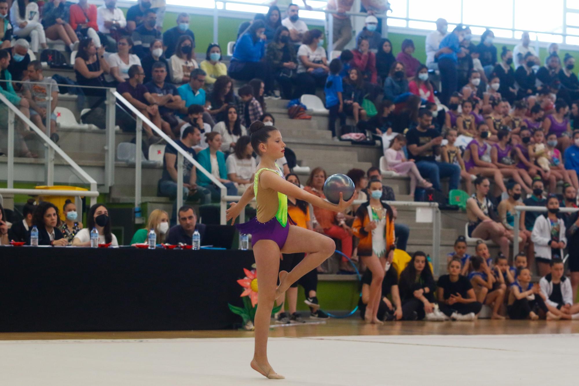 Campeonato autonómico de gimnasia rítmica en O Grove