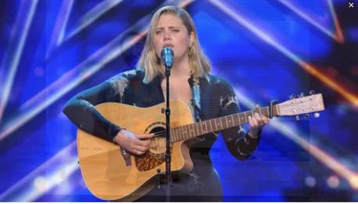 Rolita, durante su participación en Got Talent