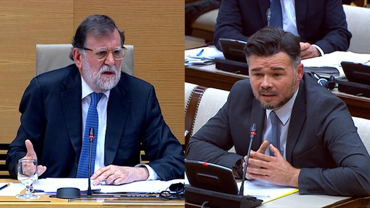 Rajoy i Rufián es fan mandra mútua al Congrés: «Cony, una mica de nivell i de cap»