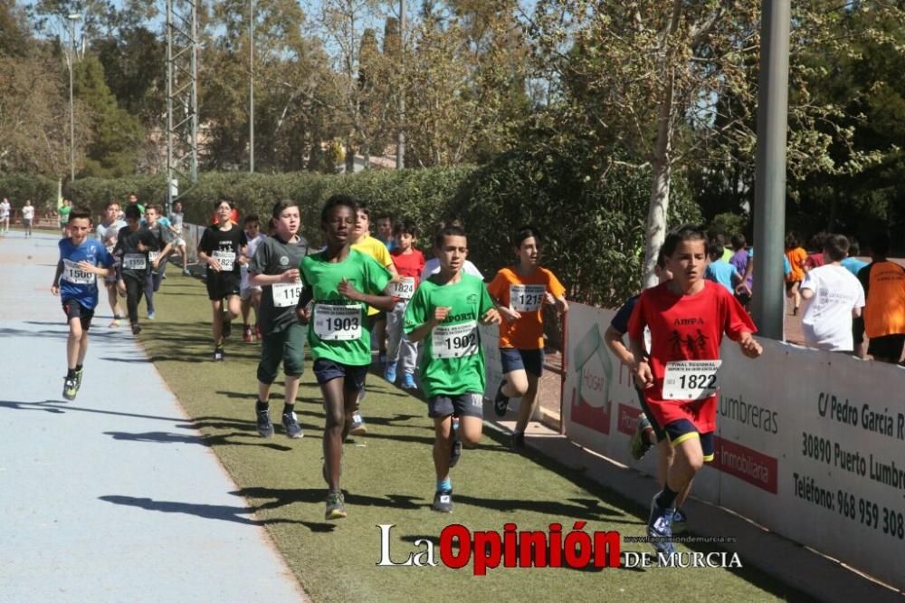 Final Cross Escolar de Lorca . Alevín masculino