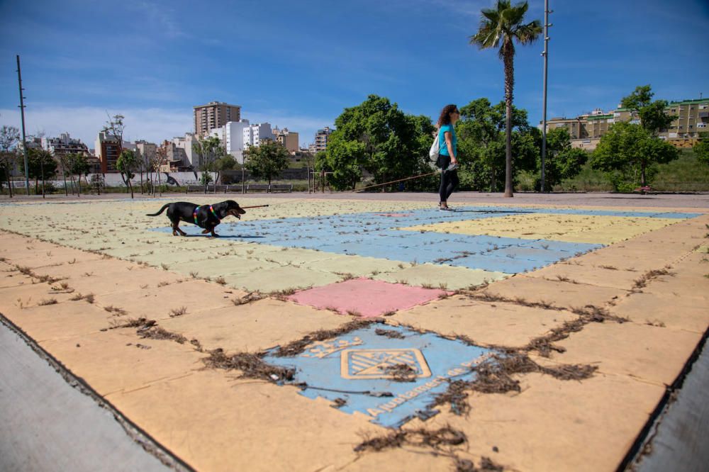 Die Parks in Palma de Mallorca sind wieder geöffnet