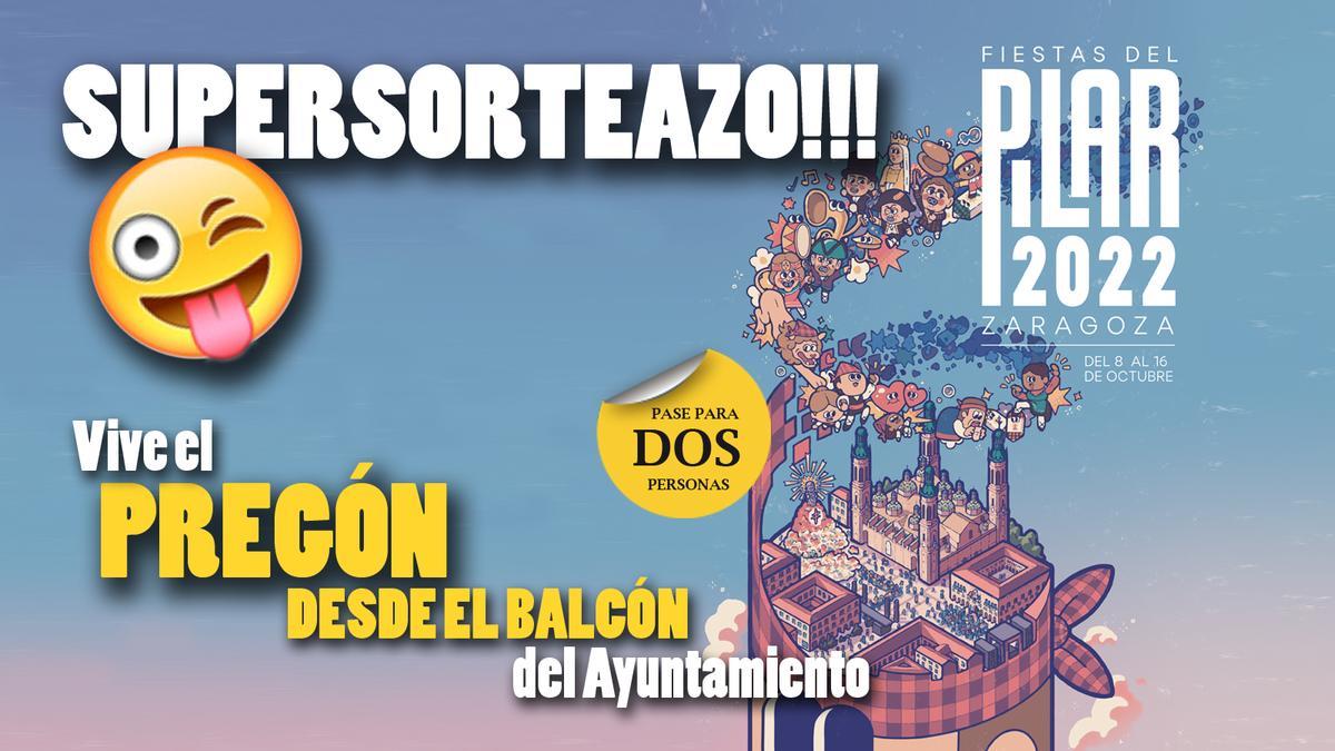 El Periódico de Aragón sortea un pase doble para vivir el pregón de las Fiestas del Pilar desde el balcón del Ayuntamiento