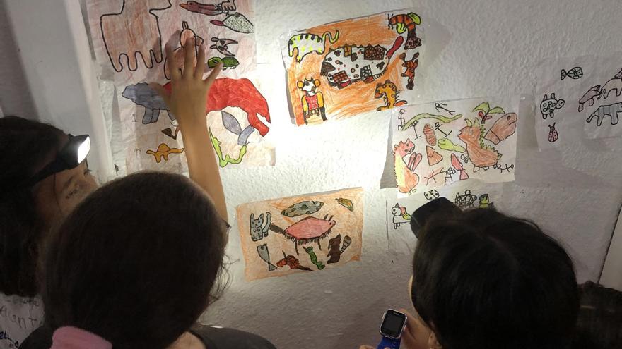 Alumnado en el campamento de cine de animacion de La Térmica de la Diputación de Málaga.