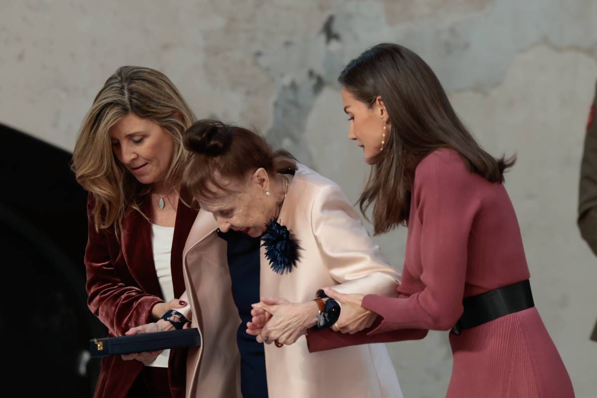 El gesto de la reina Letizia con Gemma Cuervo