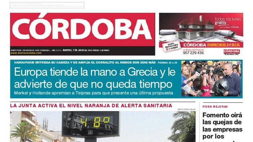 La portada de CÓRDOBA