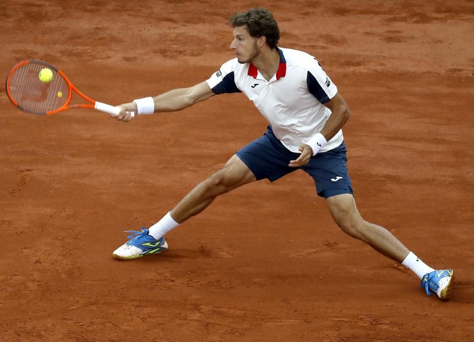 Partido de cuartos de final de Roland Garros entre Nadal y Carreño