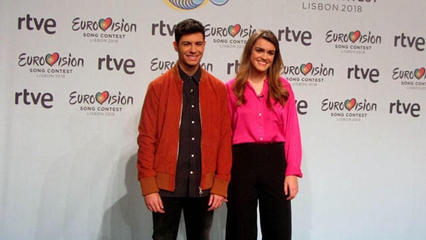 Los concursantes de &#039;OT&#039;  Amaia y Alfred