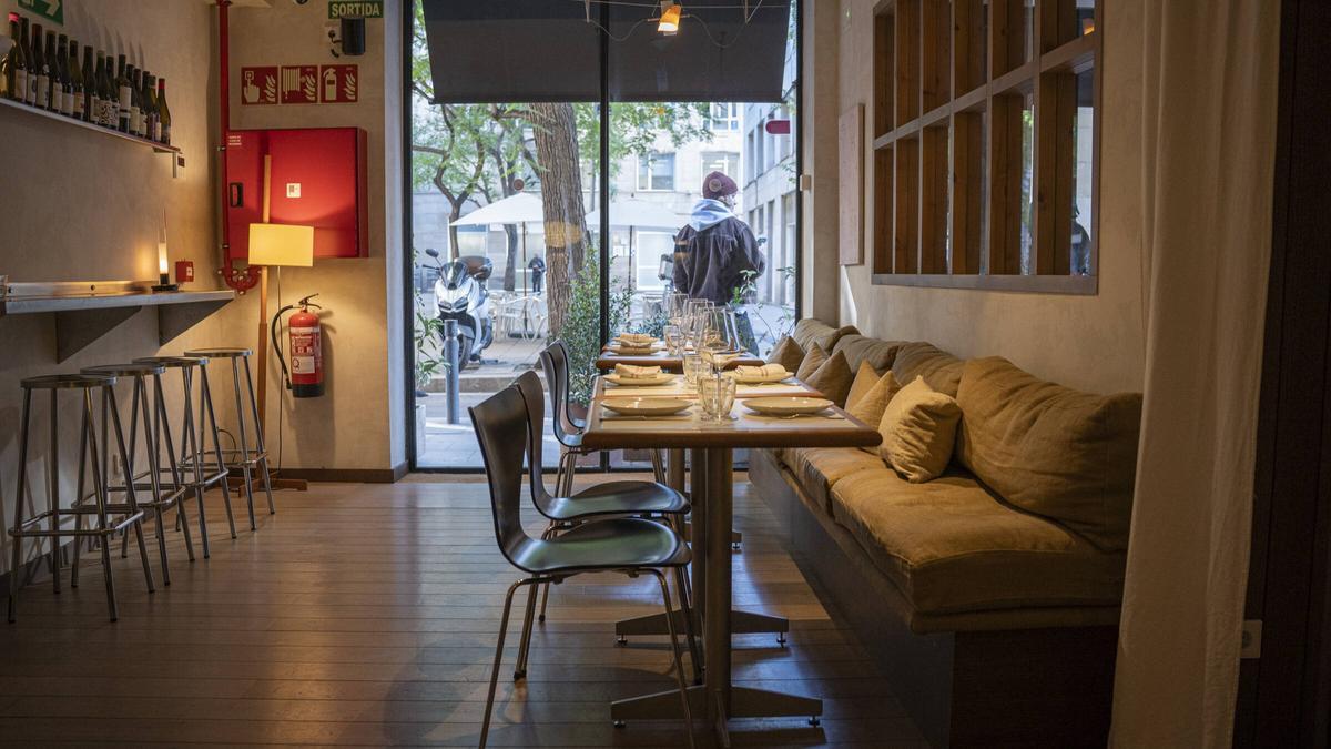 Uno de los espacios del restaurante Arraval.
