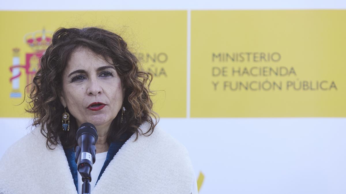 La ministra de Hacienda, María Jesús Montero, en Sevilla