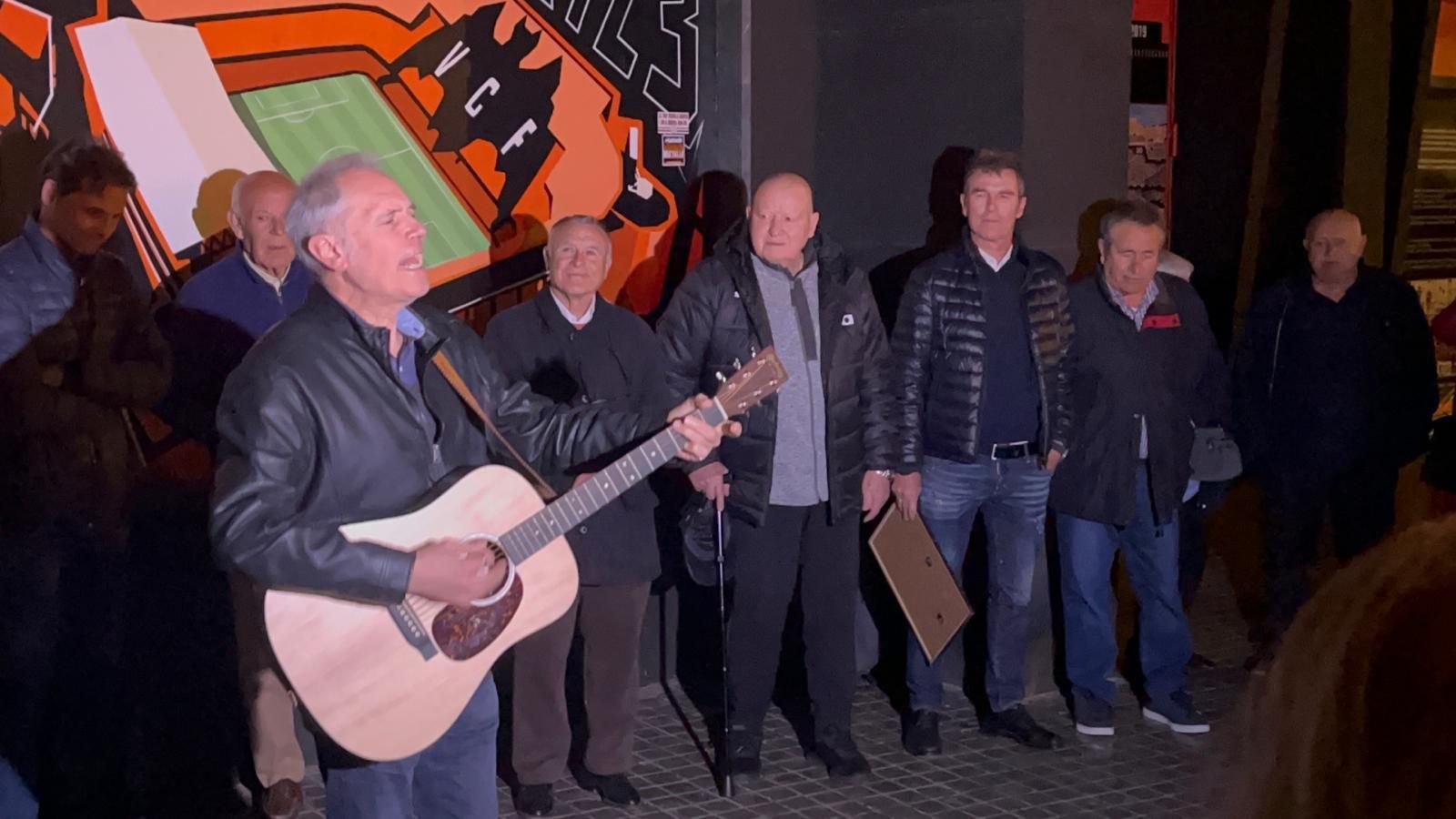 Así fue la celebración del aniversario del mítico gol de Forment en Mestalla