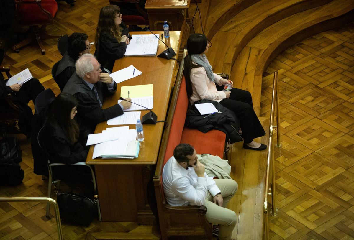 Albert López y Rosa Peral, en el juicio.