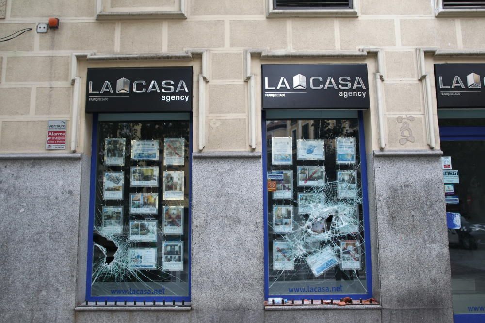 Disturbios en el madrileño barrio de Lavapiés