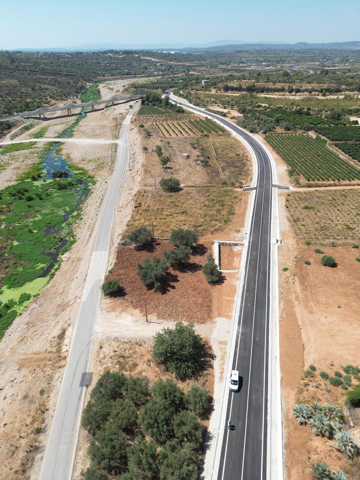 Trazado actual tras las obras de reconstrucción por la dana.